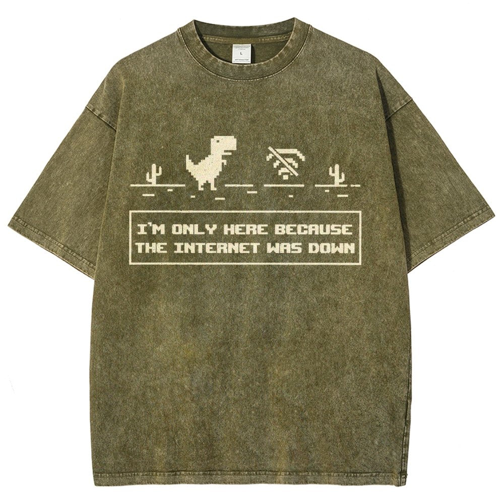 Offline Dino Vintage Distressed T-shirt
