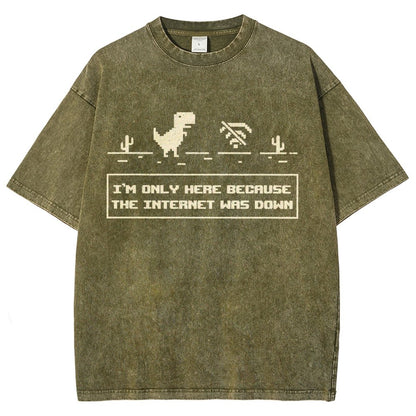 Offline Dino Vintage Distressed T-shirt