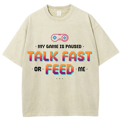 Feed the Gamer Vintage Distressed T-shirt