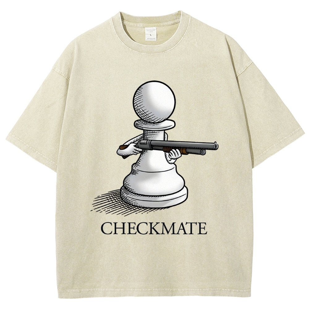 Checkmate Vintage Distressed T-shirt