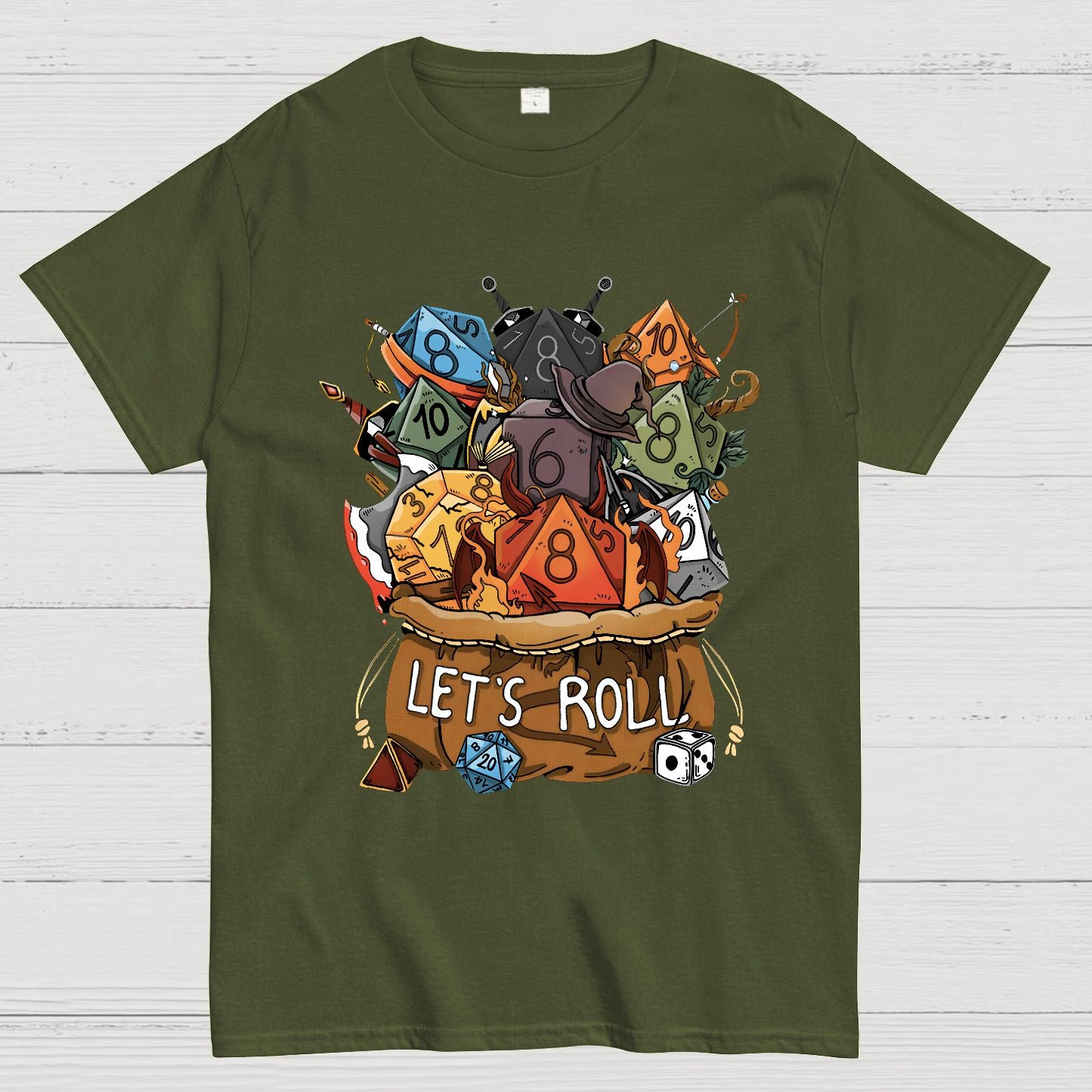 Let's Roll Nerdy T-Shirt