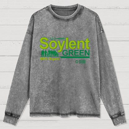 Soylent Green Geeky Washed Long Sleeve Tee