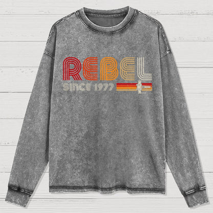 Maverick since 1977 Washed Long Sleeve Tee