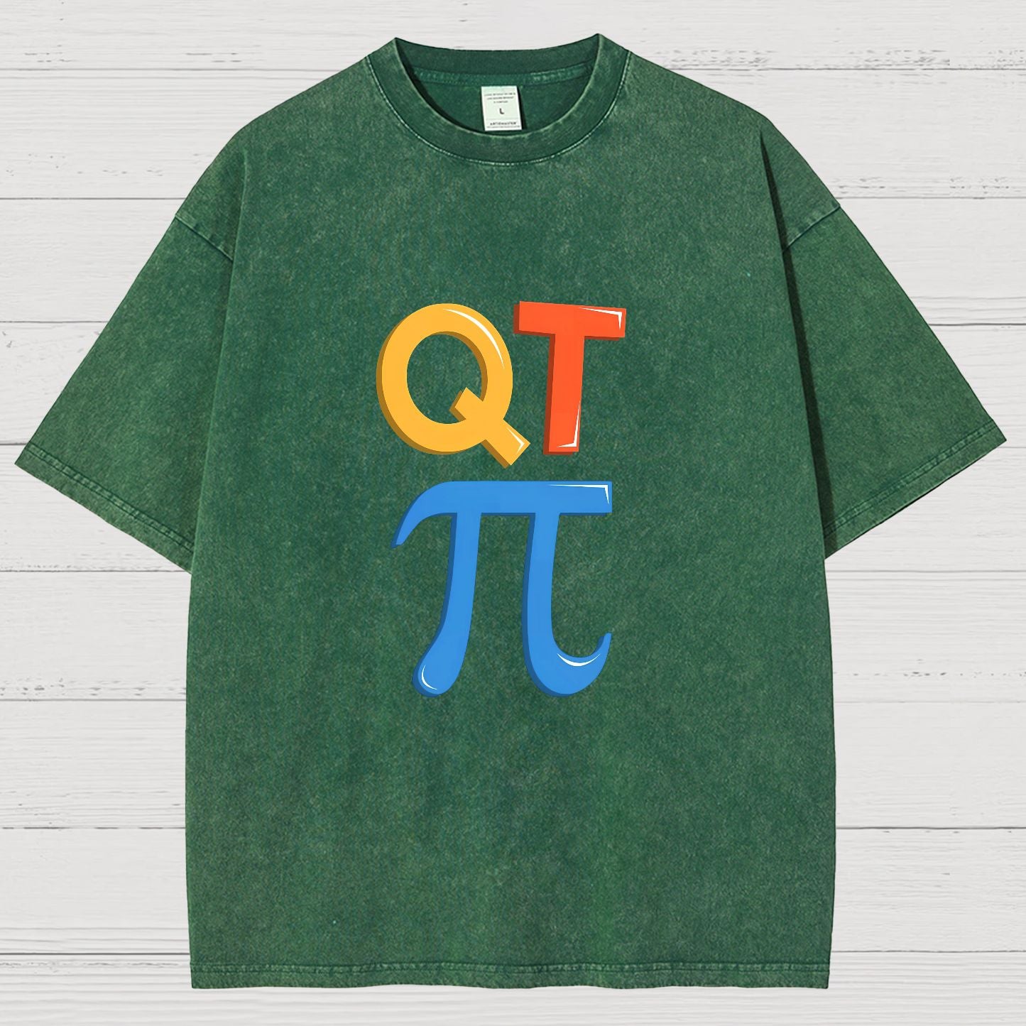 QT Pi Vintage Distressed T-shirt