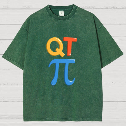 QT Pi Vintage Distressed T-shirt