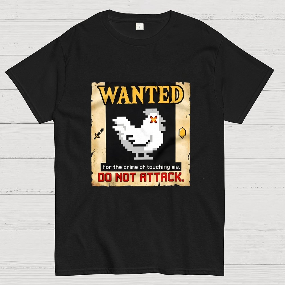Wanted For The Crime Of Touching Me Art Print Geek T-Shirt