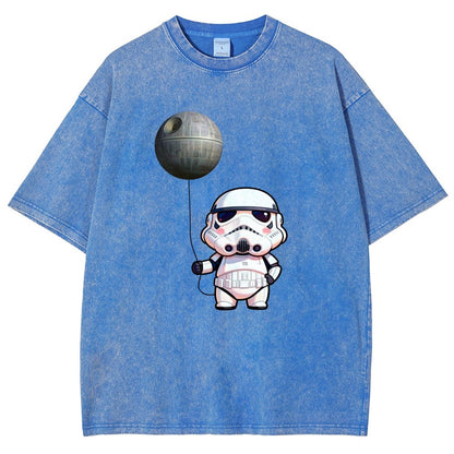 Soldiers playing with balloons Vintage Distressed T-shirt