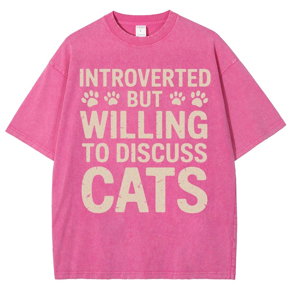 Introverted Vintage Distressed T-shirt