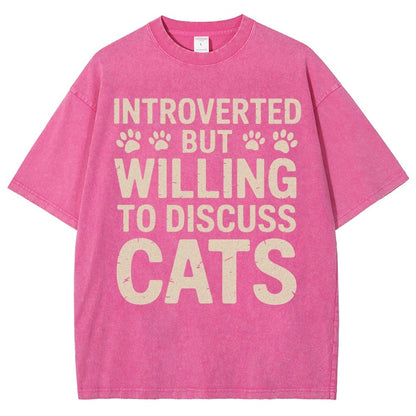 Introverted Vintage Distressed T-shirt