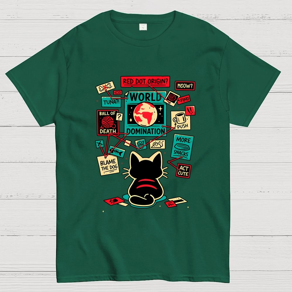 Cat Master Plan Geek T-Shirt