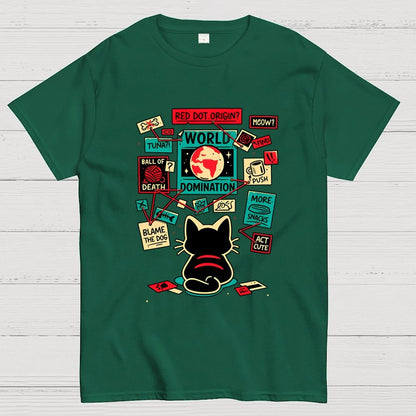 Cat Master Plan Geek T-Shirt