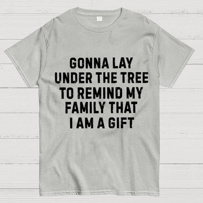 Crazy Dog Womens Funny Sarcastic Humor Christmas Geek T-Shirt