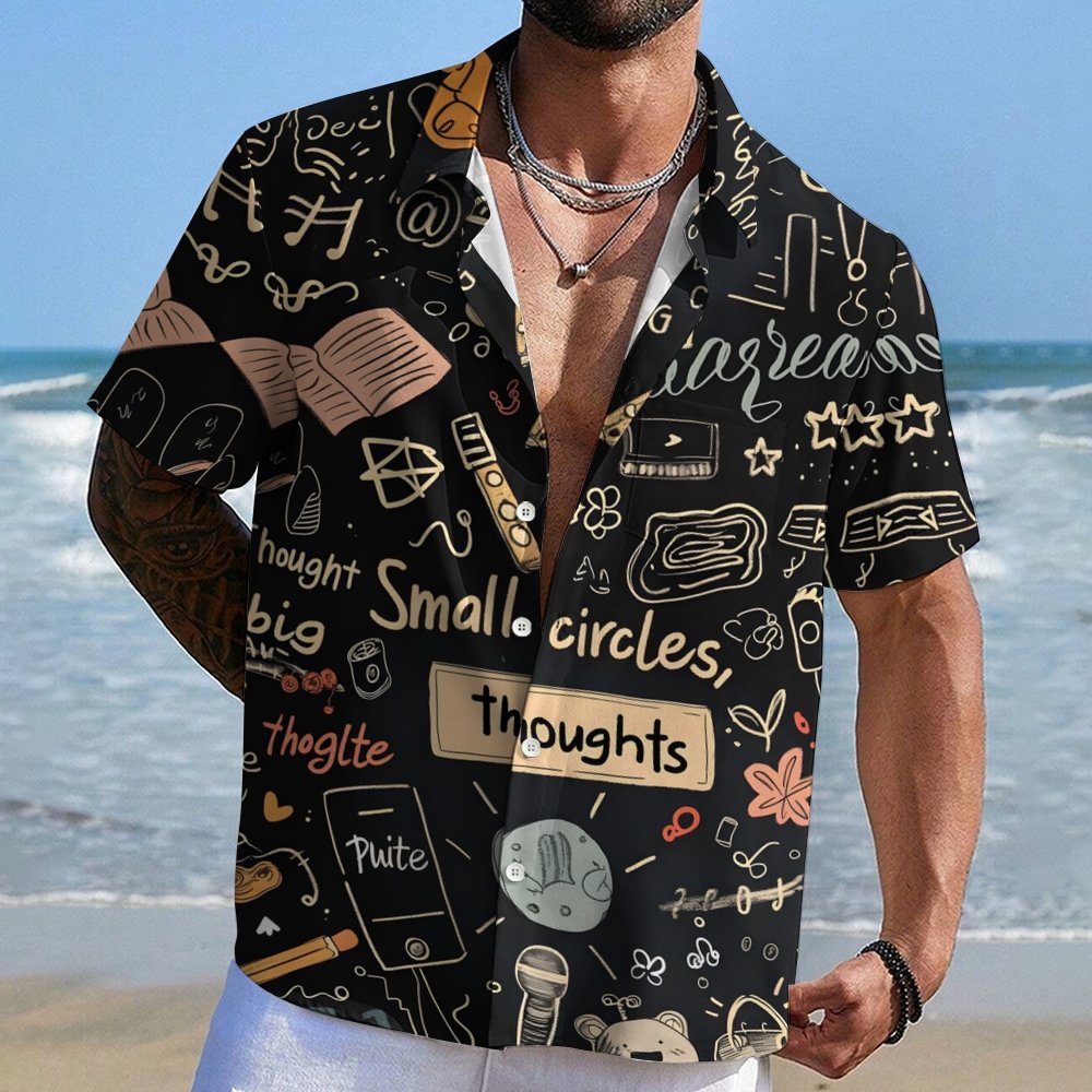 Math Doodles Geek Hawaiian Shirt