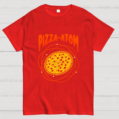 Pizza Atom Science Geek T-Shirt