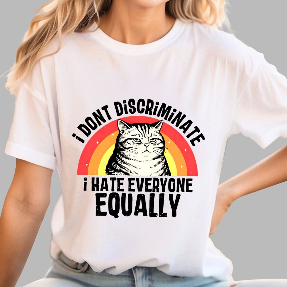 I Hate Everyone Equally Geek T-Shirt