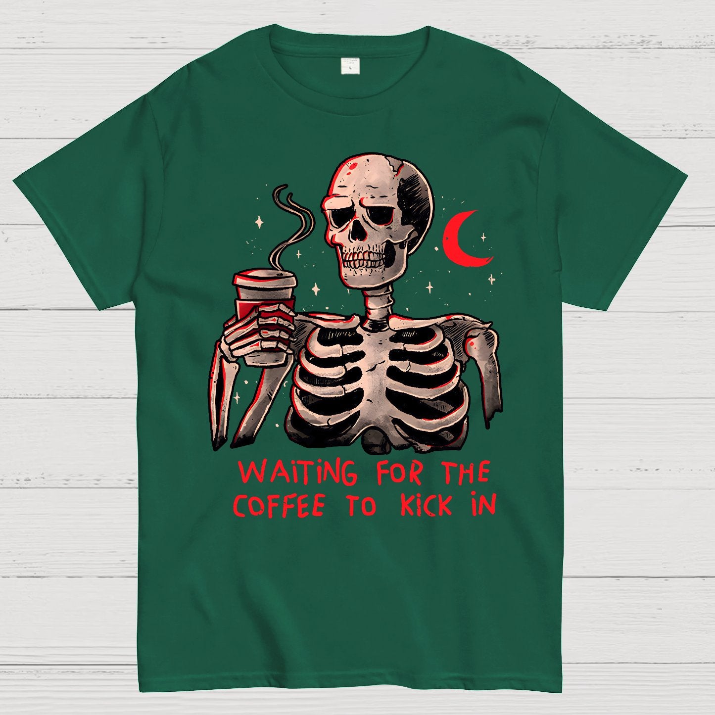 Coffee Keeps Me Alive Geek T-Shirt