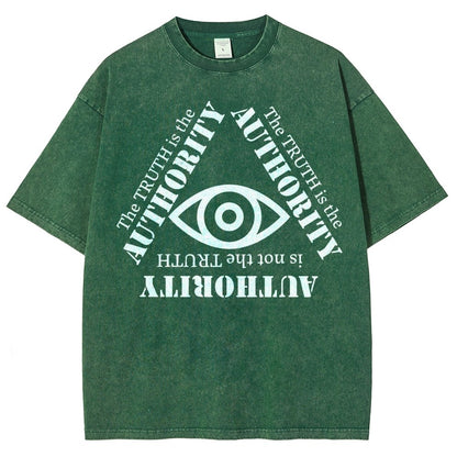 Truth Is The Authority Vintage Distressed T-shirt