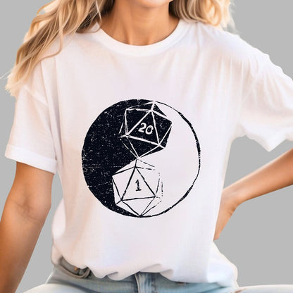 RPG Duality Balancing Geek T-Shirt