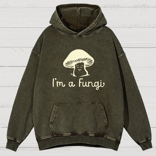 Funny Mushrooms Humor Vintage Distressed Hoodie