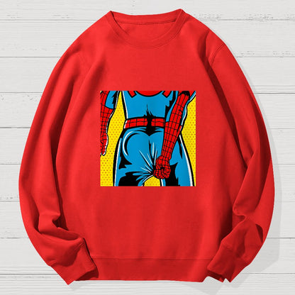 Funny Back Geek Cotton Sweatshirt