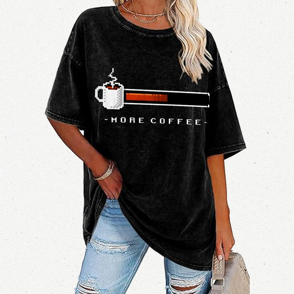 Coffee Bar Vintage Distressed T-shirt