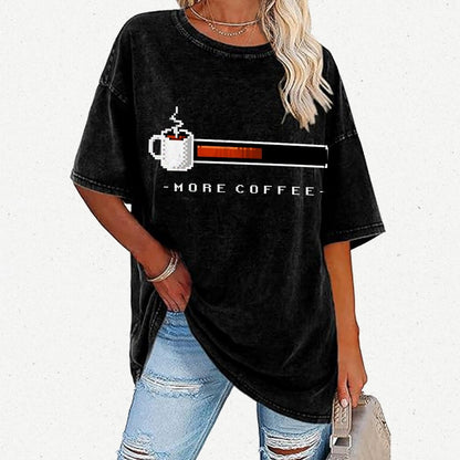 Coffee Bar Vintage Distressed T-shirt