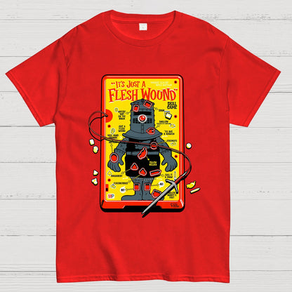 Flesh Wound Skill Game Nerdy T-Shirt