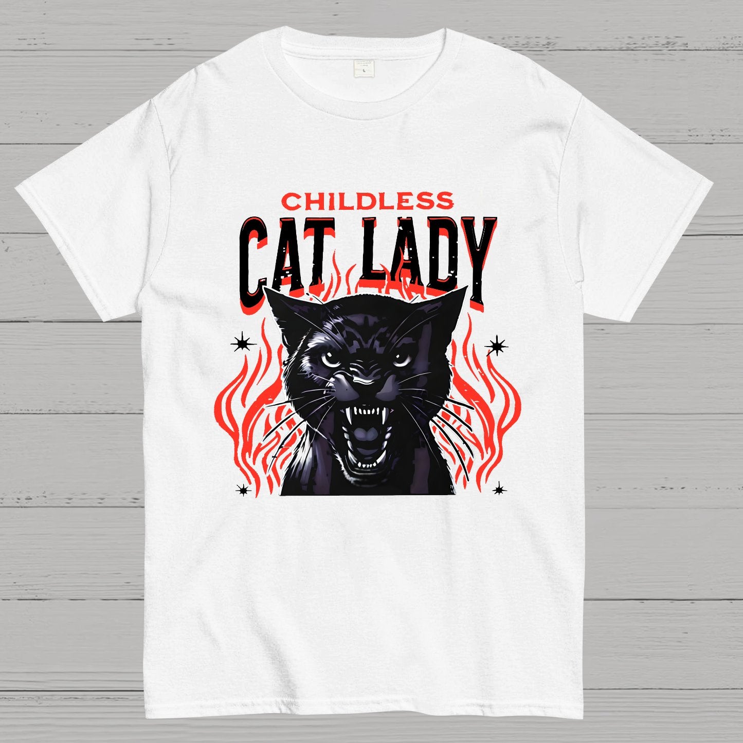 Childless Cat Lady Cat Ladies Nerd T-Shirt