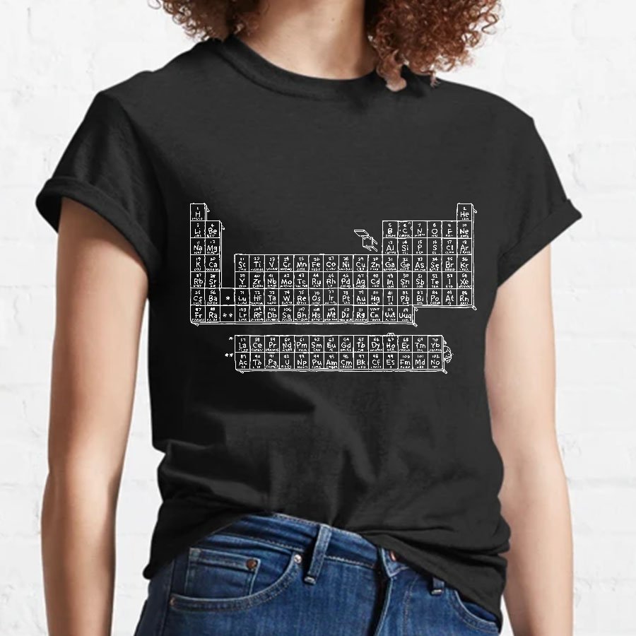 Questionable Table of Elements Geeky T-Shirt