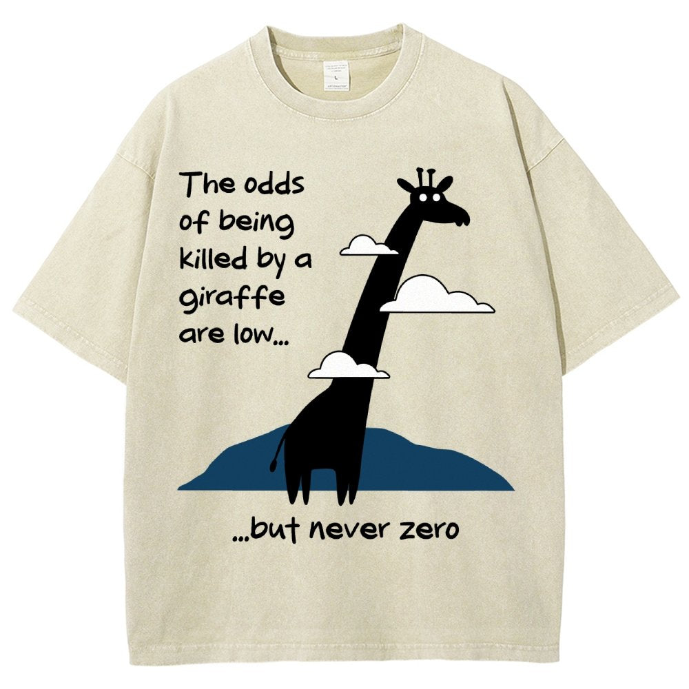 Killer Giraffe Vintage Distressed T-shirt