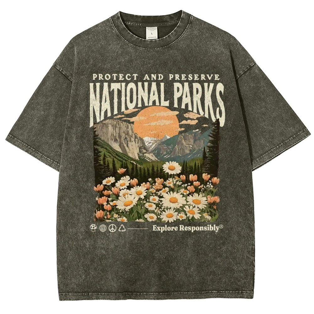 National Parks Vintage Distressed T-shirt