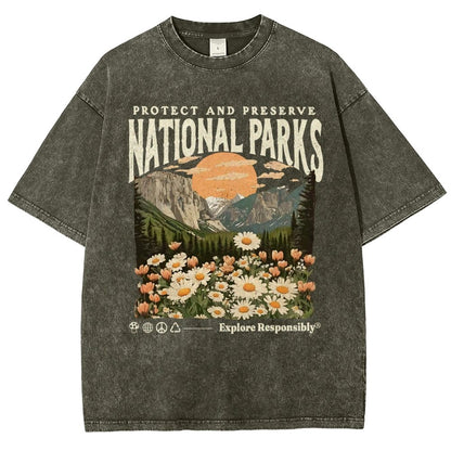 National Parks Vintage Distressed T-shirt