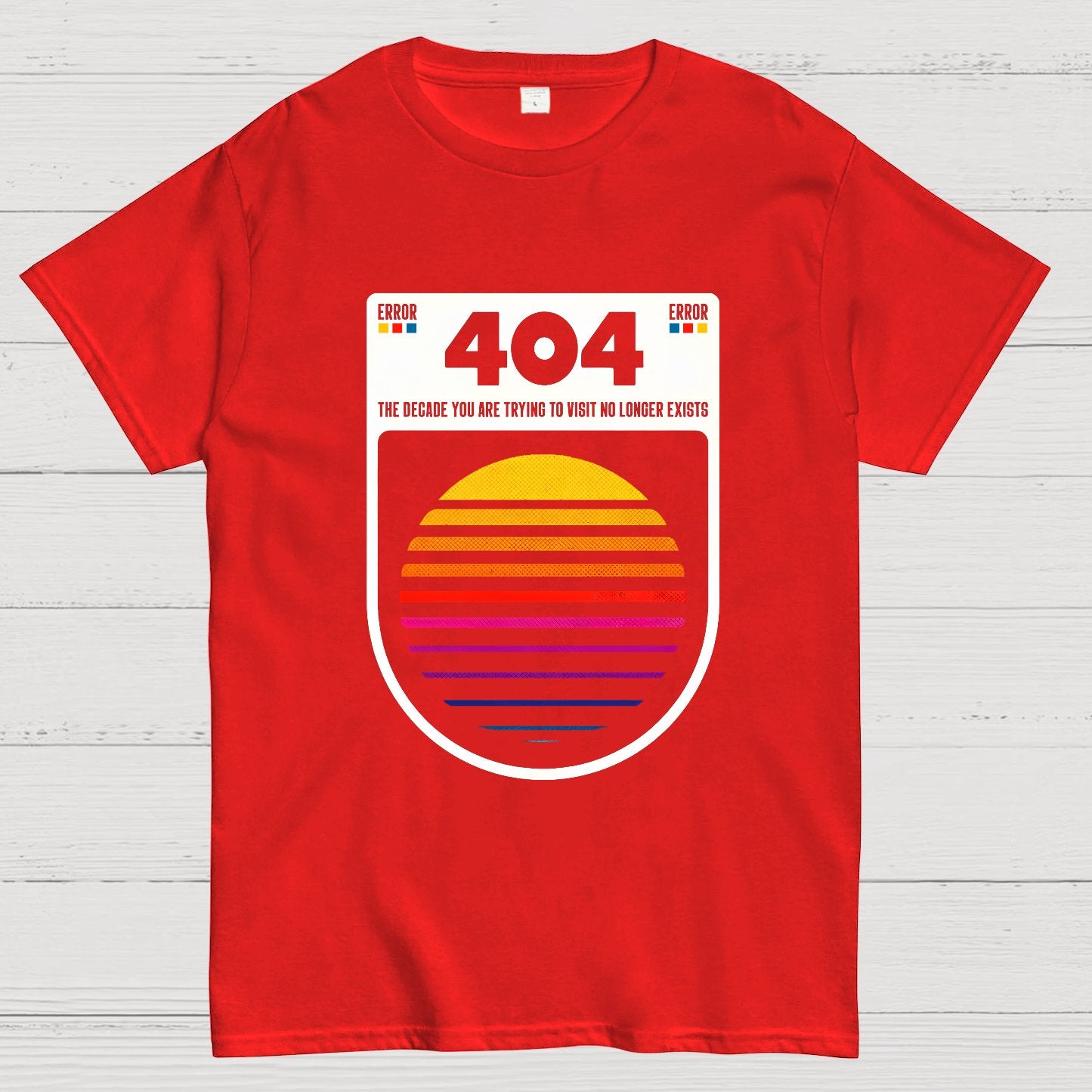404 Decade Not Found Geeky T-Shirt