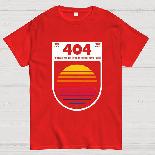 404 Decade Not Found Geeky T-Shirt