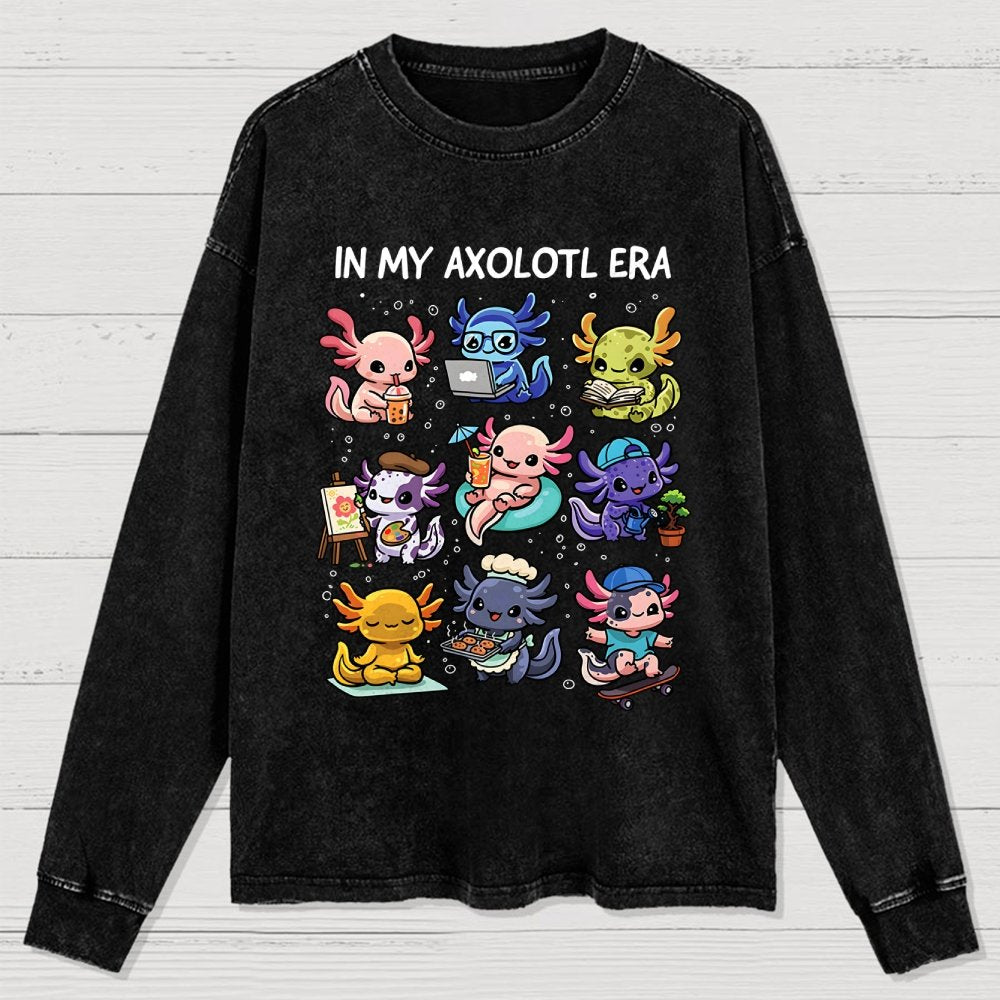 In My Axolotl Era Washed Long Sleeve Tee