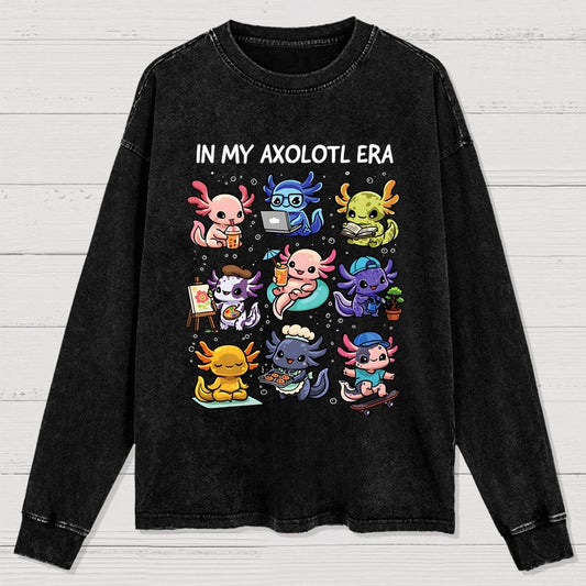 In My Axolotl Era Washed Long Sleeve Tee