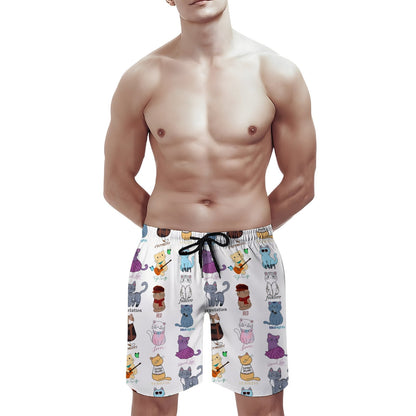 Cat Party Geek Shorts