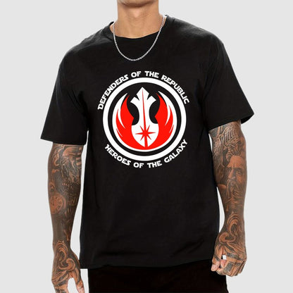 Protectors Of The Republic Heroes Of The Galaxy Geek T-Shirt