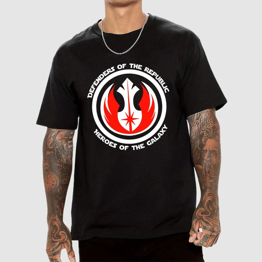 Protectors Of The Republic Heroes Of The Galaxy Geek T-Shirt