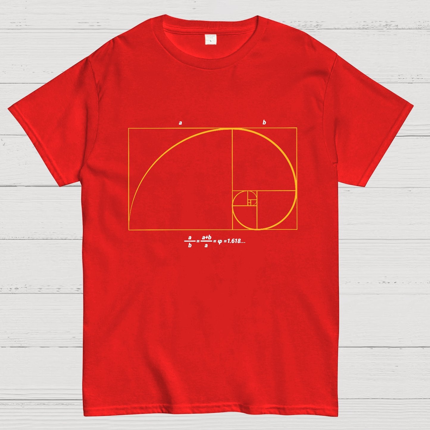 Fibonacci Shirt ∙ Math Art ∙ Science Engineer Geeky T-Shirt