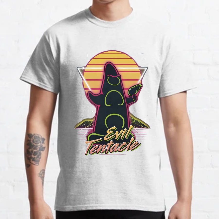 Retro Evil Tentacle Nerdy T-Shirt