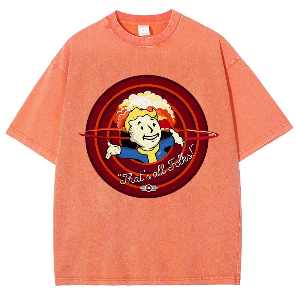 That's all folks Vintage Distressed T-shirt