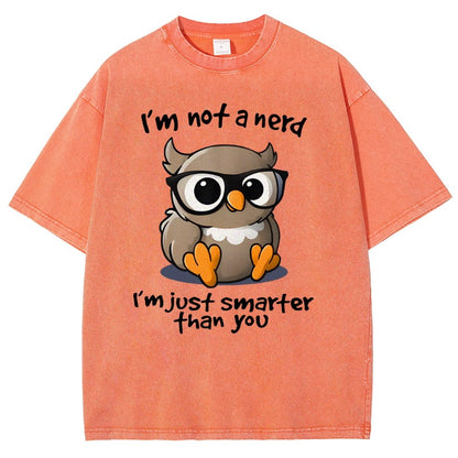 I’m Not A Nerd I’m Just Smarter Than You Vintage Distressed T-shirt