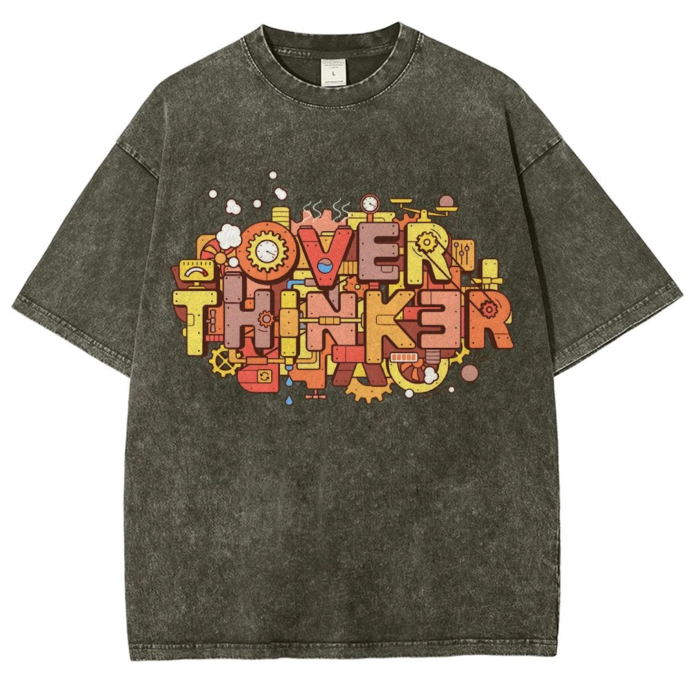 The Overthinker! Vintage Distressed T-shirt
