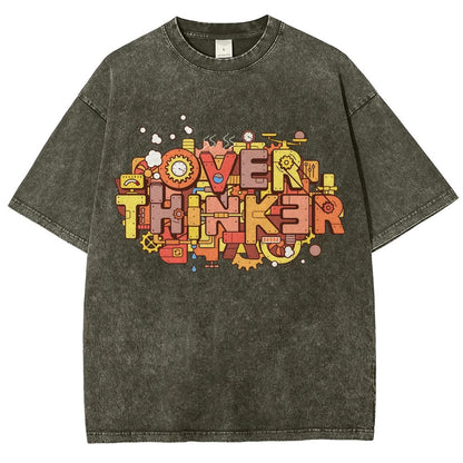 The Overthinker! Vintage Distressed T-shirt