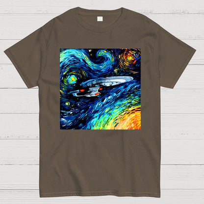 Van Gogh Never Adventurously Went Geek T-Shirt
