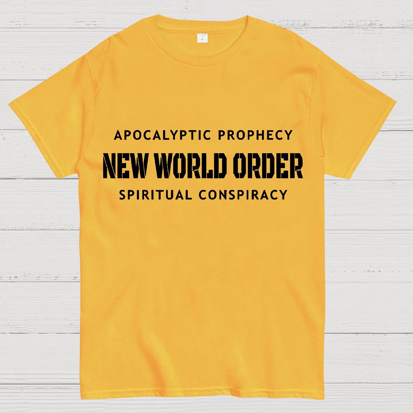 New World Order Spiritual Conspiracy Geek T-Shirt