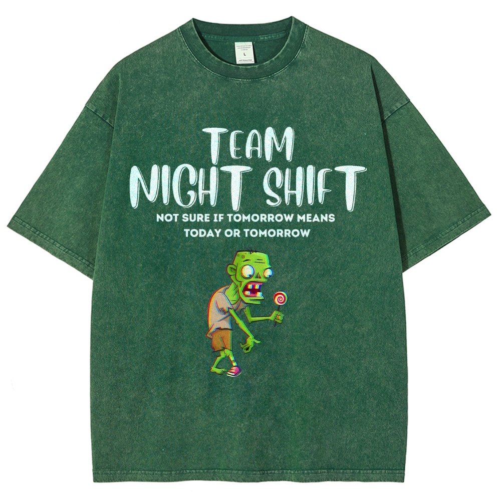 Night Shift Team! Vintage Distressed T-shirt