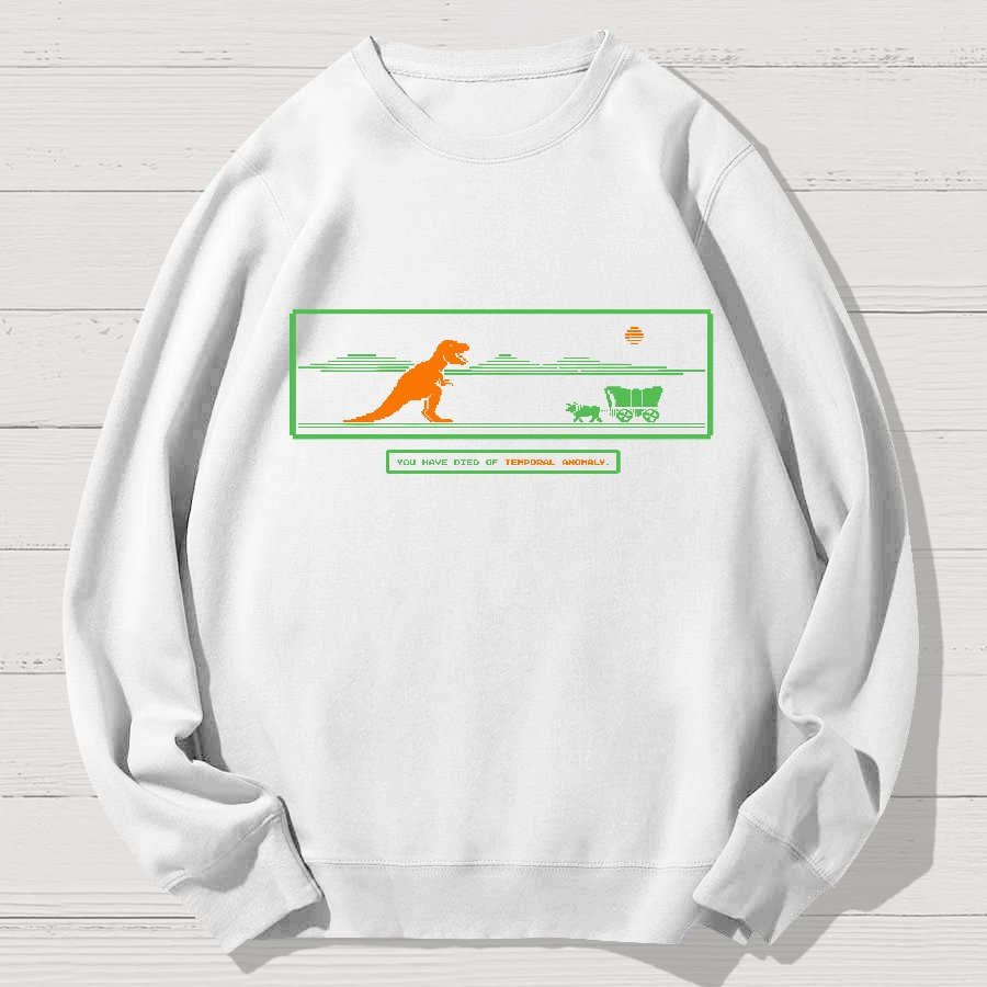A Wormhole in Oregon Geek Cotton Sweatshirt