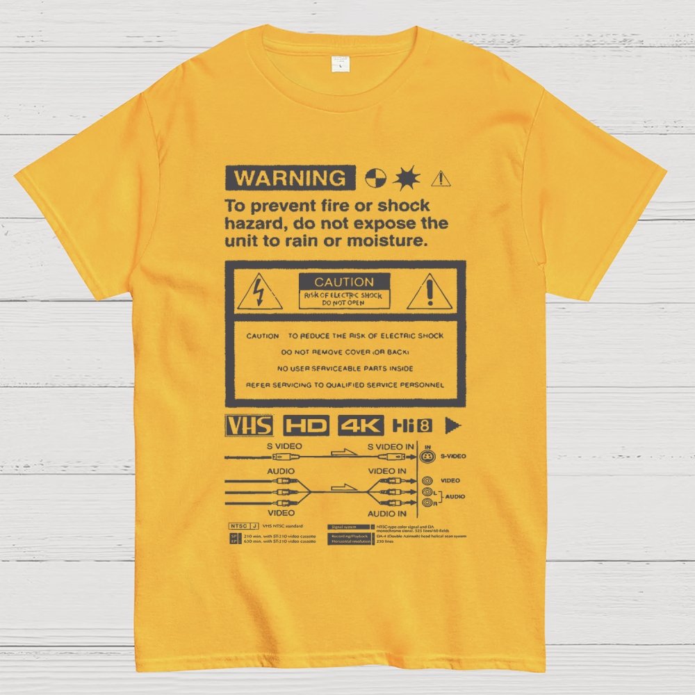 VCR Danger Geek T-Shirt